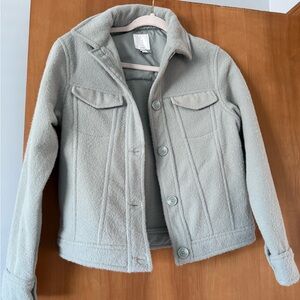 Joie Light Gray/ Pale Green Jacket